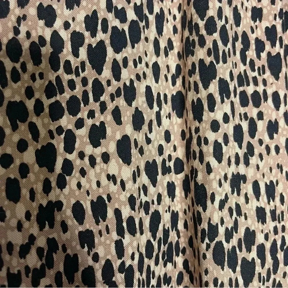 FREE PEOPLE DARIA MAXI SHIRT DRESS DUSTER JACKET LEOPARD ANIMAL PRINT Size Med - Picture 7 of 10